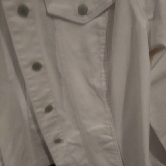 Charter Club White Jean Jacket - Picture 5 of 8